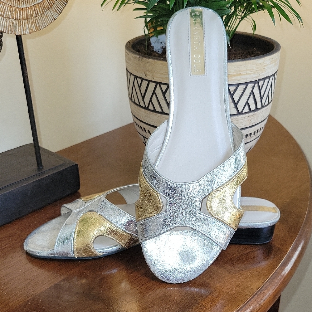 Kate Spade Silver and Gold Women's Sandals